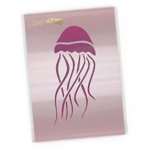 Jellyfish Stencil - Nautical Theme Craft & Airbrush Template - Picture 1 of 12