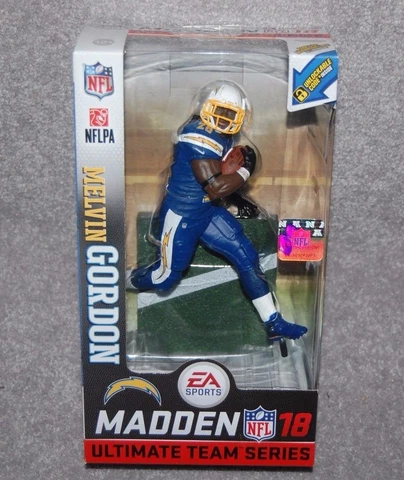 LOS ANGELES CHARGERS MELVIN GORDON  #28 NFL MADDEN 18 SERIES 1 ACTION FIGURE Cover