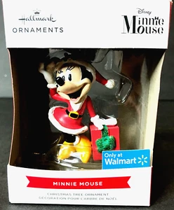 Disney MINNIE MOUSE Weihnachtsschmuck, Santa Outfit, Hallmark Flirty Neu im Karton - Bild 1 von 6