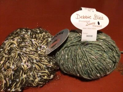 1 Donegal Luxury Tweed by Debbie Bliss color 360008 With 1 Antonia  Skacel Ball - Image 1 of 4