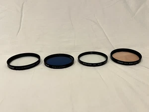 Set of 4, 62mm Camera Filters, UV, Warming & Cooling, B+W, Rokunar, Tiffen - USA - Picture 1 of 6