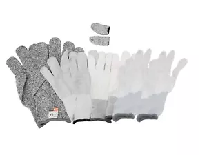 10 pcs Nylon Anti Cut Gloves Wrap Finger Vinyl Graphic Sign Application Tool - Foto 1 di 1