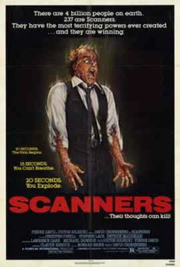 Scanners (1981) Style-A David Cronenberg Stephen Lack Movie Poster 27x40 NEW - Picture 1 of 5