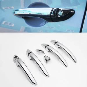 Chrome Door Handle Catch Molding Cover 10p 1Set For 2015-2017 Hyundai Sonata LF - Picture 1 of 8