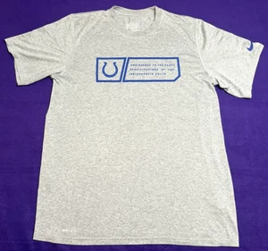 Men's Nike Dri-Fit Indianapolis Colts Engineered Short Sleeve T-Shirt Size Large - Picture 1 of 12