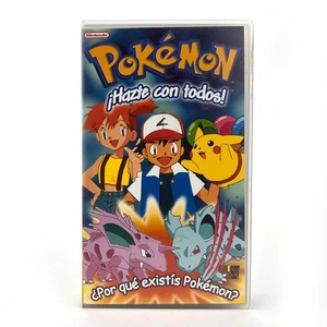 POKEMON POR QUE EXISTIS SIGUE PEQUEÑO NIDORAN ASH NINTENDO SPANISH EDITION VHS - Imagen 1 de 2