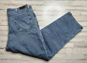 L.L. Bean Jeans Mens 40x30 Blue Classic Fit Fleece Lined Heavy Denim - Picture 1 of 10