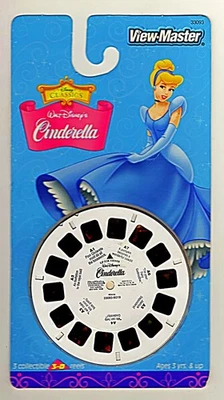 1998 VIEW-MASTER #33093 "WALT DISNEY'S CINDERELLA" 3-REEL RACK PACK - Image 1 of 3