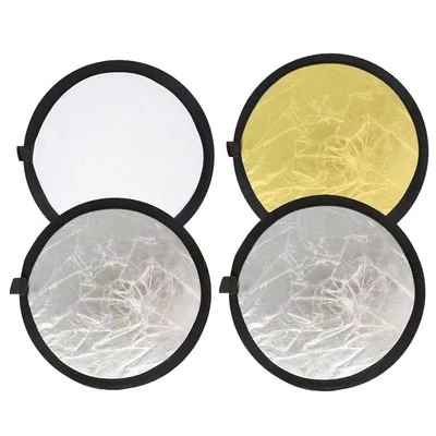 Portable Light Plate for Photography Reflector 5 in 1 with Gold Silver Surfaces - Image 1 of 4