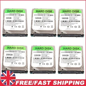 80GB 120GB 160GB 250GB 320GB 500GB Internal HDD 2.5 inch SATA III PC Hard Drive - Picture 1 of 24