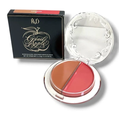 KVD Beauty Good Apple Blush Balm Duo ~ 30 Elusive Orchard (Glass/Gilded Apple) - Image 1 of 3