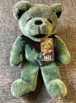 Oso de Peluche Grateful Dead Líquido Azul Salvia 31/10/80 Radio City Music Hall Foto 1 de 4