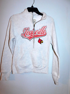 Louisville Cardinals Girls Small 4/6 Hooded Sweatshirt, 1/2 Zip