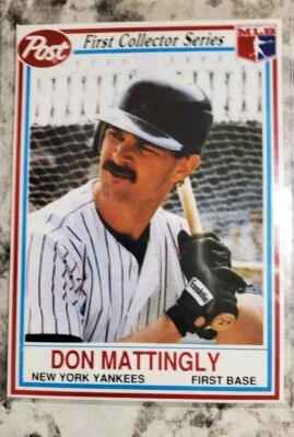 1990 Post Cereal #1 Don Mattingly MINT - Image 1 of 2