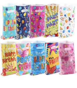 50 Piece Kids Party Favor Bags Goodie Bag Colorful 