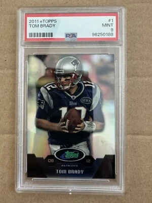 2011 Topps eTopps Tom Brady #1 Graded PSA 9 MINT / 749 - Image 1 of 2
