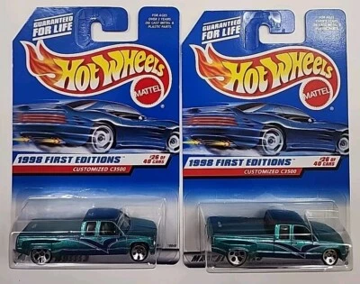 Hot Wheels Lot Of 2 First  Editions  Customized C3500 #26 of 40 - Image 1 of 2