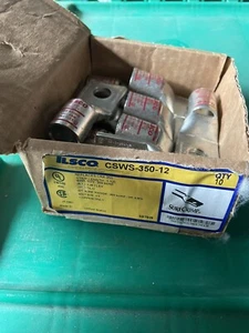 BOX OF 10 ILSCO CLNS-350-12 CRIMP LUG - Bild 1 von 1