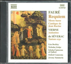 Faure Requiem Vierne de Severac  Naxos CD 1993 NEW & SEALED - Picture 1 of 2