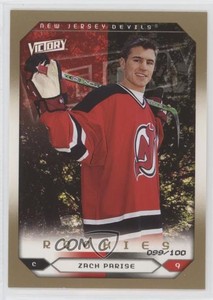 2005-06 Upper Deck Victory Gold /100 Zach Parise #268 Rookie RC