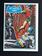 1966 TOPPS BATMAN: Blue Bat #43B "A Perilous Penny" Batman Puzzle (1989 reissue)