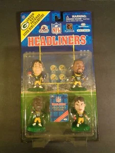 Headliners Favre Reggie White Chmura Brooks 1996 Super Bowl Champs GB Packers - Picture 1 of 9