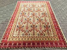 Vintage Turkish Rug Area Rug Wool Rug Tribal Carpet Handmade Boho Carpet64"x100"