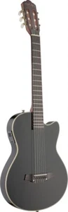 Angel Lopez Cutaway Electric Nylon String Classical Guitar with Solid Body Black - Picture 1 of 1