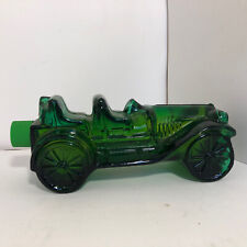 Vintage Antique Car Avon TAI WINDS AFTER SHAVE Decanter Green Glass 6 FL OZ FULL