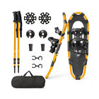 Durable4-in-1 Lightweight Terrain Snowshoes with Flexible Pivot System-21 inches
