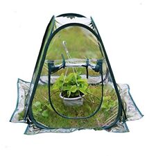 Mini Pop up Greenhouse Small Indoor Outdoor Gardening Flowerpot Cover Backyard F