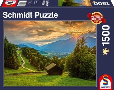 Puzzle Tramonto su Wamberg - 1500 pz - Schmidt 58970 - Immagine 1 di 2