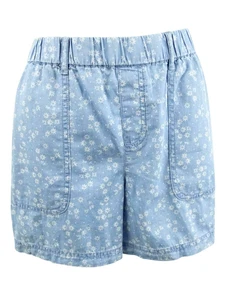 Vince Camuto Women’s Cotton Shorts M, Blue - Picture 1 of 2