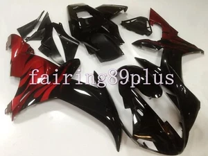 Candy Red Black ABS Injection Fairing Kit Fit for Yamaha 2002 2003 YZF R1 - Picture 1 of 7