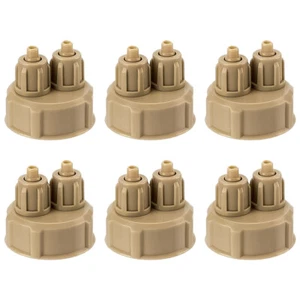 6PCS Carbon Dioxide Reactor CO2 Diffuser Caps Aquarium Plants System Accessories - Picture 1 of 12