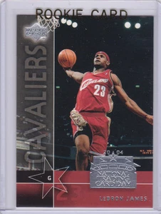 LEBRON JAMES ROOKIE CARD 2003/04 Upper Deck NTCD BASKETBALL RC Cleveland Cavs! - Imagen 1 de 2