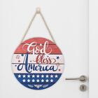 Independence Day Door Hanger Rustic 4Th Of July Wreath For Window Porch Wall