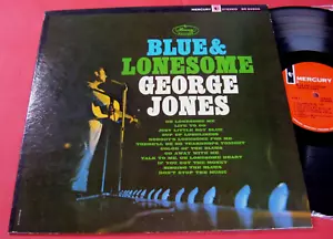 George Jones "BLUE & LONESOME" 1964, Mercury SR-60906 Stereo 1st press LP. NM/NM - Imagen 1 de 5