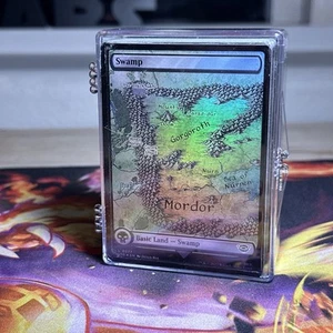 MTG LOTR Middle Earth FOIL Lot Of x70 Land Cards NM-Mint Pack Fresh. All Foil. - Picture 1 of 4