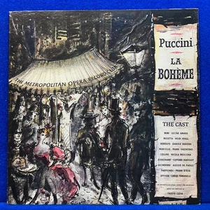 Giacomo Puccini La Boheme Vinyl LP Metropolitan Record Album Club MO 610 NM/NM - Imagen 1 de 8