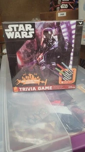Star Wars Trivia Board Game with Lightsaber Family Game Darth Vader Disney NEW - Picture 1 of 4