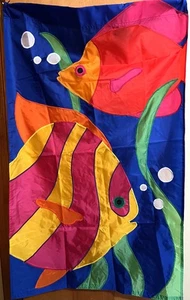 Vintage 1994 Windsport Fancy Flag Tropical Fish - Bild 1 von 5
