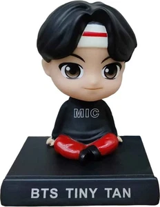 Bobble Head for Car Dashboard with Mobile Holder Action Figure for Office Desk - Picture 1 of 3