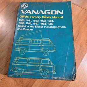Volkswagen Vanagon Official Factory Service Repair Manual 1980-89 Bentley - Picture 1 of 10