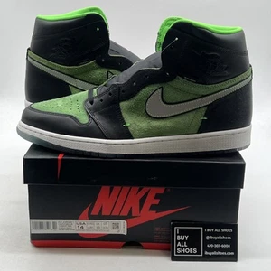 Size 14 - Air Jordan 1 Zoom High Zen Green (CK6637-002) - Picture 1 of 9