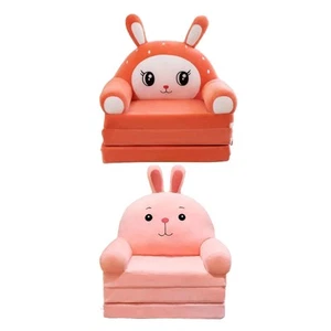 Kids Foldable Sofa Bed,Fold Out Sofa Chair Soft Comfortable Armchair Toddler - Picture 1 of 12