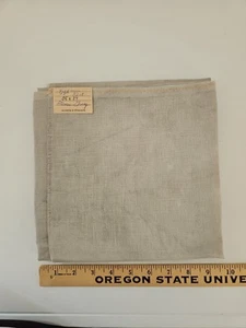 32 Count ATOMIC GREY Hand Dyed Linen for Cross Stitch 35"x27" - Picture 1 of 3