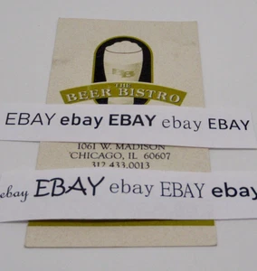 The Beer Bistro Chicago Illinois 1061 W. Madison Street Business Card 60607 - Imagen 1 de 2