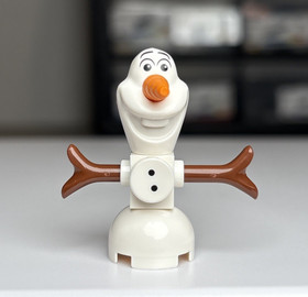 Lego Minifigure Olaf Buttons - Brick Built dp042 Disney Frozen 41148 Snowman