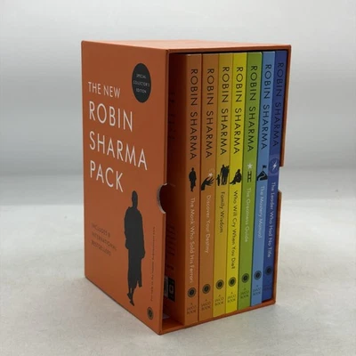 The Robin Sharma 8 Books Collection Box set MISSING 5AM CLUB - VERY GOOD Foto 1 de 4
